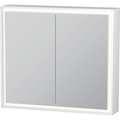 Duravit L-Cube Mirror Cabinets, 31 1/2 X6 1/8 X27 1/2  White, Light Field, Hinge Position: Left & Right LC7551000006000